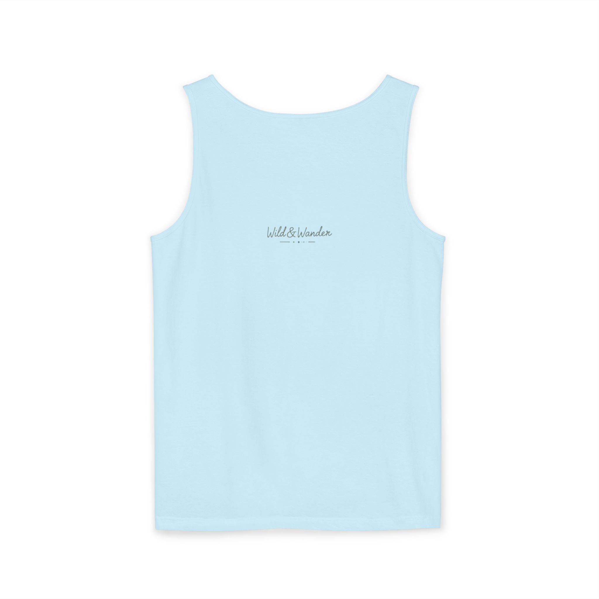Get a Little Wild Bear Tank Top - Nature Graphic | Soft Garment-Dyed Unisex Fit