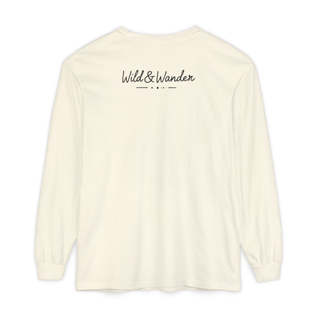 Mountain Sunrise Long Sleeve Tee - Wild & Wander Adventure Shirt