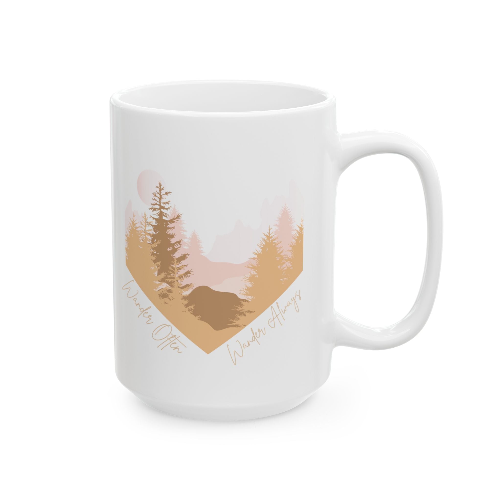 Wander Often Soft Sunrise Mug - Wild & Wander Nature-Inspired Ceramic Cup