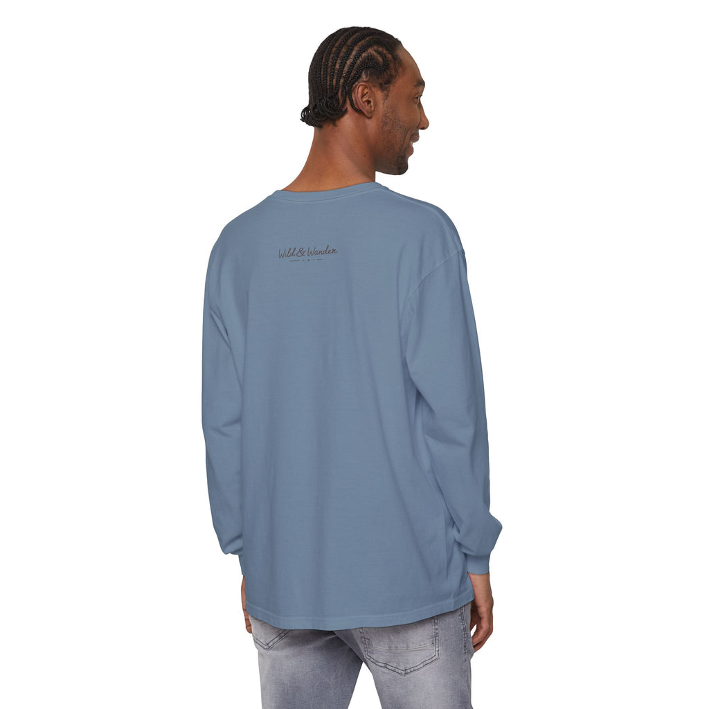 Get a Little Wild Bear Long Sleeve -Nature Graphic Tee | Soft Cotton Adventure Layer