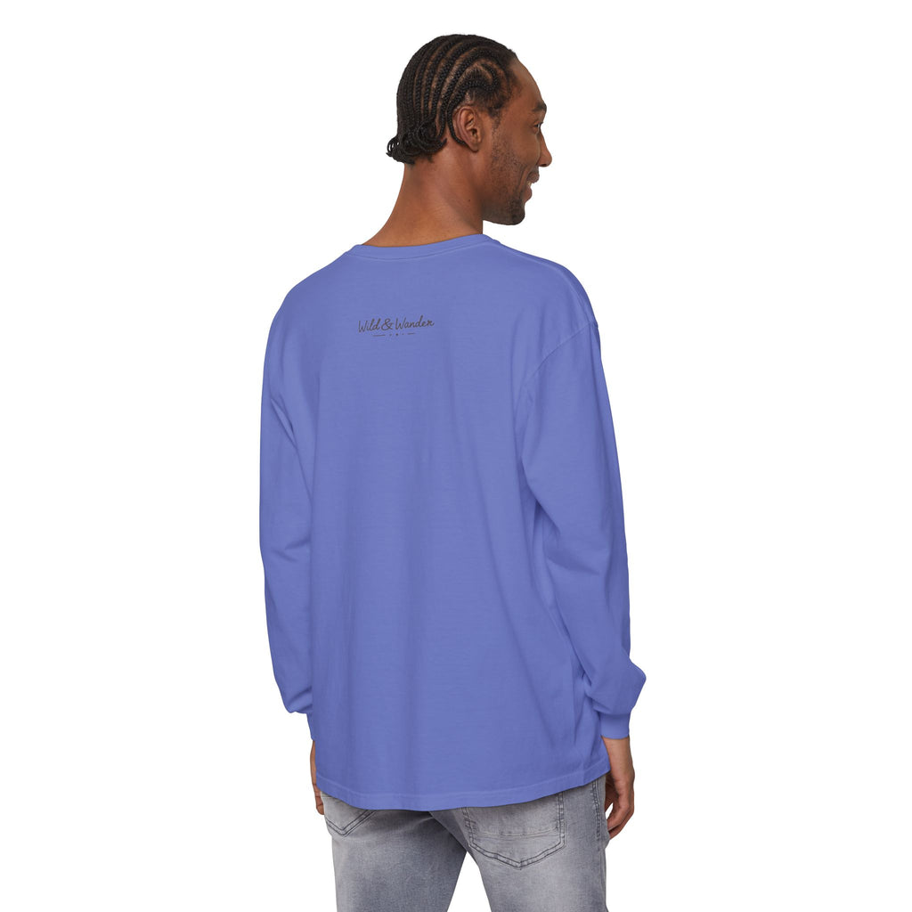 Get a Little Wild Bear Long Sleeve -Nature Graphic Tee | Soft Cotton Adventure Layer