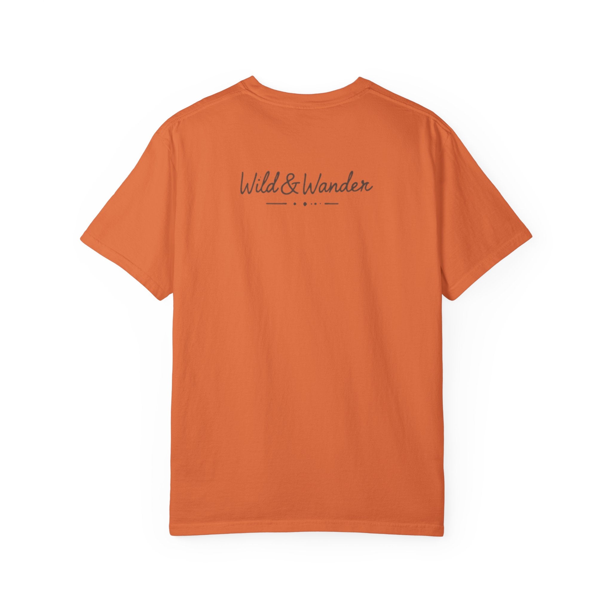 Wander Always Sunset T-Shirt | Wild & Wander Adventure Tee | Comfort Colors Garment-Dyed Shirt